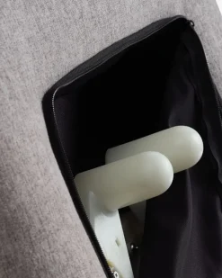 VONSILD Lænestole|Massagestol lysegråt stof