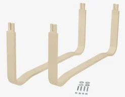 MOULDED BIRCH Sengeben Og Tilbehør|Meder 90cm birk høje 2 stk