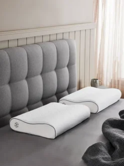 HAMMAREN Ergonomiske Puder|Memory foam konturpude 40x60x11/9 WELLPUR