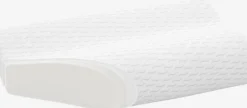 KVINA Ergonomiske Puder|Memory foam konturpude 30x50x10/7 WELLPUR Hvid