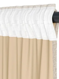 ALDRA Mørklægningsgardiner|Mørklægningsgardin 1x140x175 Sand