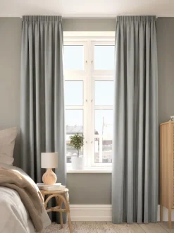 LEKA Mørklægningsgardiner|Mørklægningsgardin 1x140x300 Grå