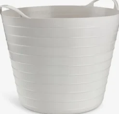 BENDIK Plastkasser|Opbevaringsbalje Ø38xH34 25L lysegrå