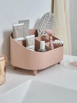 HUSUM Badeværelsesopbevaring|Diverse|Opbevaringsboks B22xL16xH14cm rosa