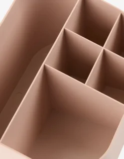 HUSUM Badeværelsesopbevaring|Diverse|Opbevaringsboks B22xL16xH14cm rosa