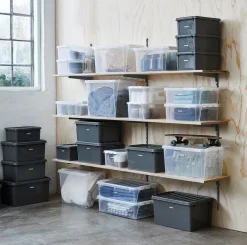 SMARTSTORE CLASSIC 65 Plastkasser|Opbevaringsboks 61L m/låg