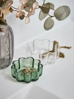 SKOGSBY Badeværelsesopbevaring|Diverse|Opbevaringskrukke Ø7 + Ø9 glas 2 stk