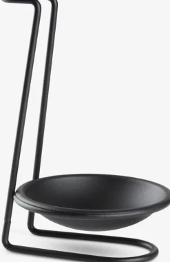 ARNT Rengøring|Opvaskebørsteholder Ø11xH18 cm sort rustfrit stål