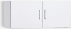 FANDRUP Tilbehør Til Garderobeskabe|Garderobeskabe|Overskab 97x41 2 låger Hvid