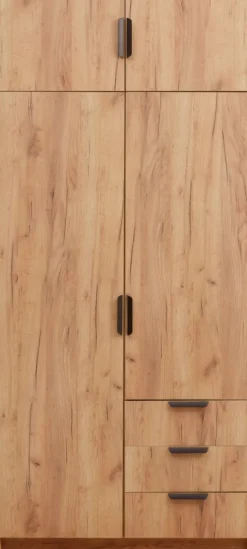 JENSLEV Tilbehør Til Garderobeskabe|Garderobeskabe|Overskab 96x40 2 låger eg