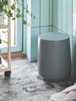 OXIE Badeværelsesopbevaring|Personlig Velvære|Pedalspand 5L m/soft-close Mørkegrå