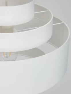 TYGE Lamper|Pendel Ø35xH29cm hvid