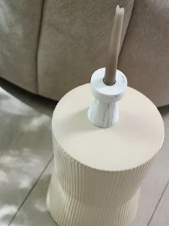 SIGMUND Dekorativt Tilbehør|Piedestal Ø23xH30cm creme