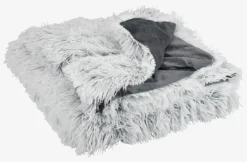 LOTUS Plaider|Plaid 135x195 hvid/grå