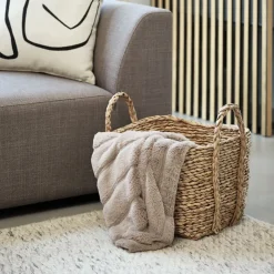 STAVKLOKKE Plaider|Plaid 130x170 Taupe