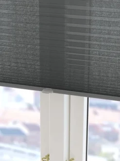 HOVDEN Lysdæmpende Gardiner|Plisségardin 80x160 trådløst Grå