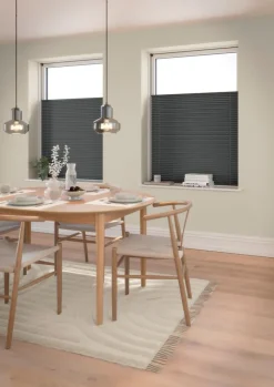 HVEN Mørklægningsgardiner|Plisségardin mørklægning 60x130cm up/down Grå