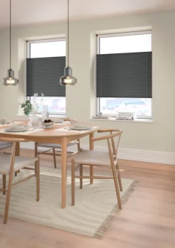 HVEN Mørklægningsgardiner|Plisségardin mørklægning 60x130cm up/down Grå