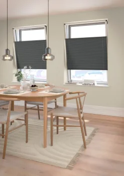 HVEN Mørklægningsgardiner|Plisségardin mørklægning 60x130cm up/down Grå