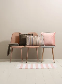 ERTEVIKKE Pyntepudebetræk|Pyntepuder|Pyntepudebetræk 50x50 støvet rosa Støvetrosa