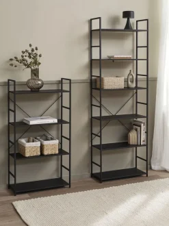 ASTRUP Reoler Og Rumdelere|Reoler Og Rumdelere|Reol 6 hylder sort