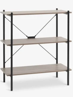 VANDBORG Reoler Og Rumdelere|Reoler Og Rumdelere|Reol 3 hylder eg/sort