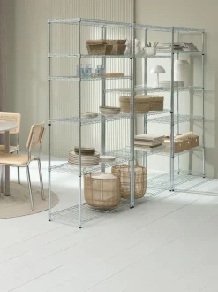 VINDINGE Reoler Og Rumdelere|Reoler Og Rumdelere|Reol 6 hylder krom