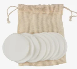 VAD Badeværelsesopbevaring|Diverse|Rondeller bambus/bomuld 10 stk/pk