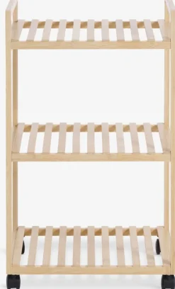 EGTVED Småopbevaring Diverse|Rullebord 3 hylder bambus