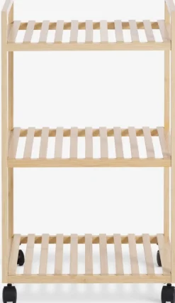 EGTVED Småopbevaring Diverse|Rullebord 3 hylder bambus
