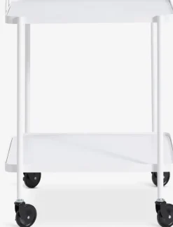 GANGSTED Småopbevaring Diverse|Rullebord 2 hylder Hvid