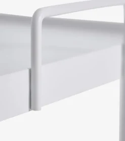 GANGSTED Småopbevaring Diverse|Rullebord 2 hylder Hvid