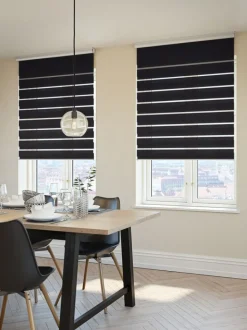 ALSTEN Duo Rullegardiner|Rullegardin Duo 60x180cm m/kassetter Sort