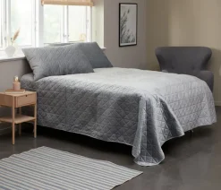 ENGBLOMME Rygpuder|Pyntepuder|Rygpude 60x90 Grå