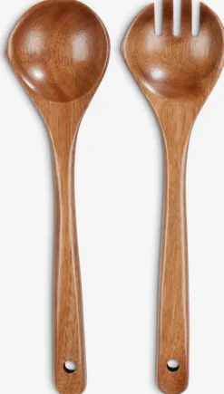 KRESTIAN Serveringsservice|Salatbestik L30cm træ
