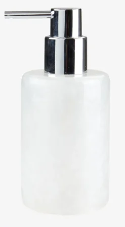 LISTERBY Badeværelsesopbevaring|Personlig Velvære|Sæbedispenser hvid perlemoreffekt