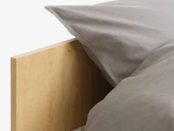 BILLUND Børnesenge|Seng m/opbevaringsplads 90x200 hvid/eg Hvid+Eg