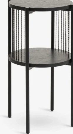 EGELEV Sengeborde|Sengeborde|Sengebord 1 hylde sort |Sort