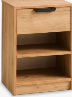 JENSLEV Sengeborde|Sengeborde|Sengebord 1 skuffe eg