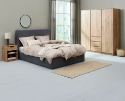 JENSLEV Sengeborde|Sengeborde|Sengebord 1 skuffe eg