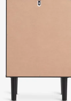 ODENSE Sengeborde|Sengeborde|Sengebord 2 skuffer egefarve/sort