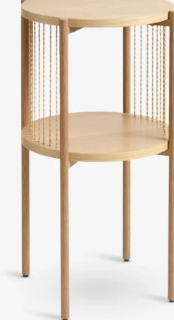 SNESLEV Sengeborde|Sengeborde|Sengebord 1 hylde efarve Eg