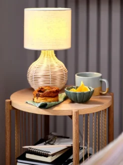 SNESLEV Sengeborde|Sengeborde|Sengebord 1 hylde efarve Eg