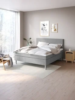 H10 PLAIN Sengegavle|Sengegavl 180x115 Grå-22