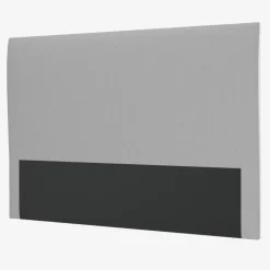 H10 PLAIN Sengegavle|Sengegavl 180x115 Grå-27