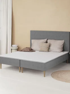 H10 PLAIN Sengegavle|Sengegavl 180x115 Grå-23