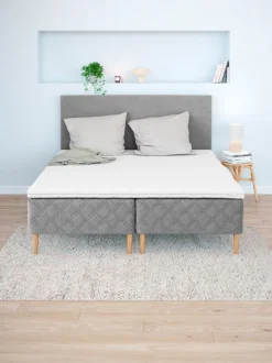 H10 PLAIN Sengegavle|Sengegavl 180x115 Grå-23