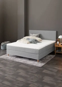 H10 PLAIN Sengegavle|Sengegavl 180x115 Grå-23