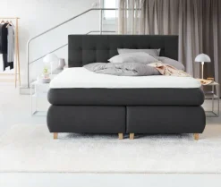 H50 STITCHED Sengegavle|Sengegavl 180x125 Grå-41