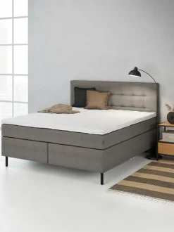 H50 STITCHED Sengegavle|Sengegavl 180x125 Grå-21